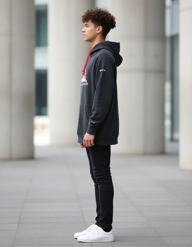 Buzo Hoodie Columbia Talle S Hombre Original S Negro - 7