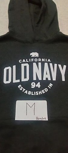 Buzos Old Navy Talle M Hombre Originales M Negro Y Azul - 8