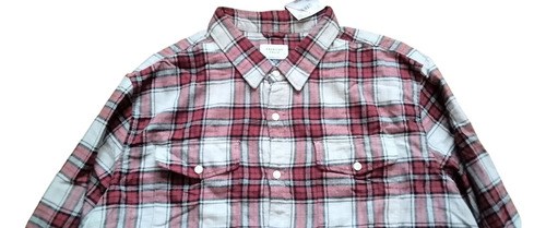 Camisa American Eagle Talle 3xl Original Rojo A Cuadros 3xl - 2