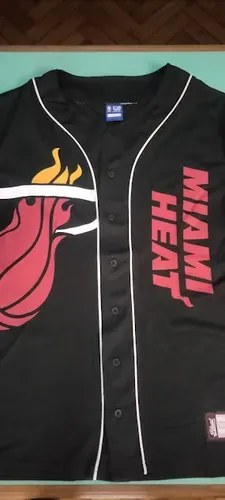 Camisa Nba Ultra Game Talle S Miami Heat Negro S - 3