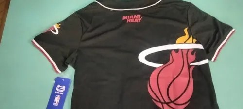 Camisa Nba Ultra Game Talle S Miami Heat Negro S - 5
