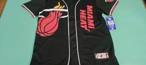 Camisa Nba Ultra Game Talle S Miami Heat Negro S - 6