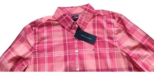 Camisas De Mujer Tommy Hilfiger Talle S De Mujer Original Celeste S - 6
