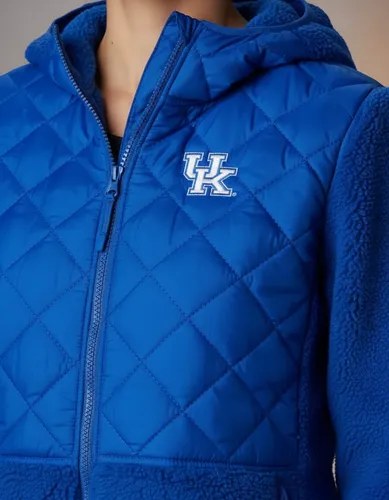 Campera Columbia Talle M Mujer Kentucky University Azul M - 7