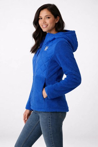Campera Columbia Talle M Mujer Kentucky University Azul M - 8