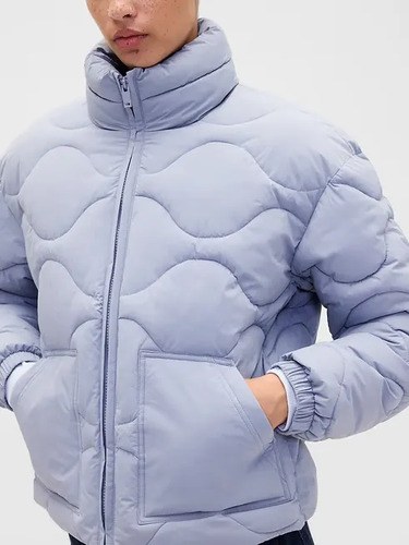 Campera Gap Talle M Mujer Original Lila Claro M - 2