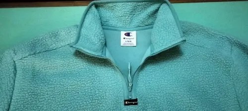 Campera Polar Champion Talle L Hombre Original Celeste L - 3
