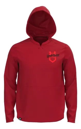 Campera Under Armour Talle M Hombre Impermeable Con Capucha Rojo M