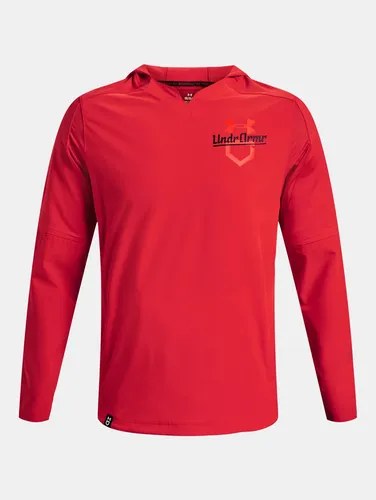 Campera Under Armour Talle M Hombre Impermeable Con Capucha Rojo M - 2