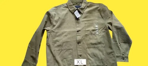Camperas Tommy Hilfiger Lona Gruesa Talle Xl Hombre Verde Oliva Y Azul Xl - 5