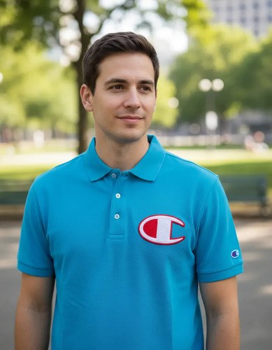 Chomba Champion Talle S Hombre Original Celeste S
