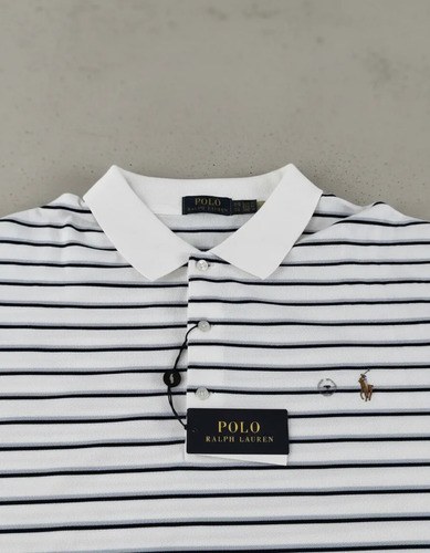 Chombas Ralph Lauren 2xl Originales Blanco A Rayas 3xl - 7