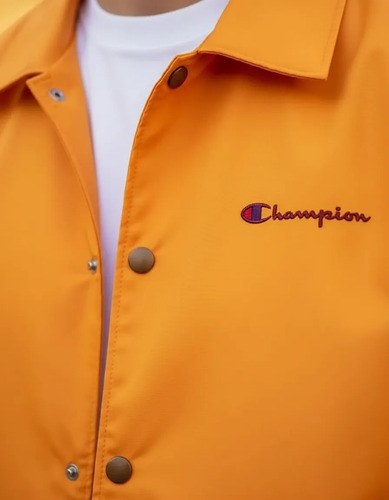 Coach Jacket Champion Talle L Original Naranja L - 5