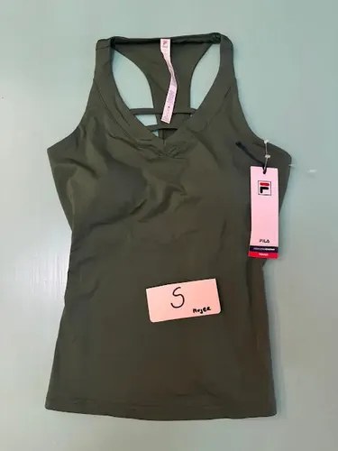 Musculosa Filahalter Essentials Fila Mujer Talle S Verde S - 2