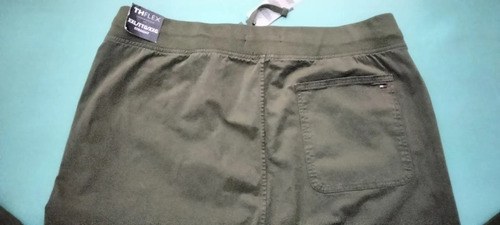Pantalon Con Cordon Tommy Hilfiger Talle 2xl Original Verde Oliva 2xl - 3