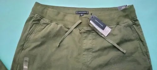 Pantalon Con Cordon Tommy Hilfiger Talle 2xl Original Verde Oliva 2xl - 4
