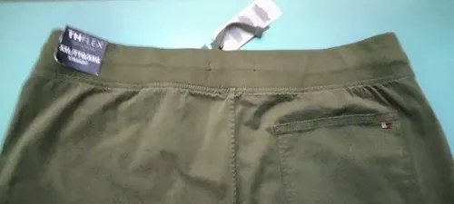 Pantalon Con Cordon Tommy Hilfiger Talle 2xl Original Verde Oliva 2xl - 5