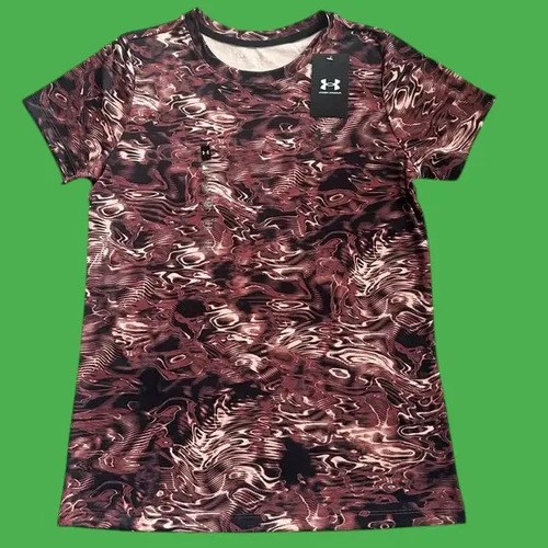 Remera Under Armour Talle S De Mujer Original Beige S Estampa Localizada - 4