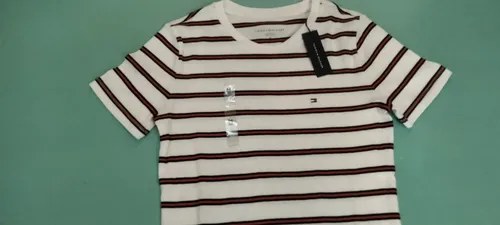 Remeras Tommy Hilfiger Talle M De Mujer Originales Gris M Estampa Localizada