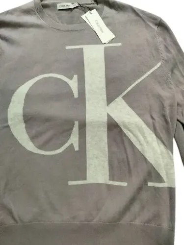 Sweater Calvin Klein Talle Xxl Hombre Lila Claro 2xl - 4