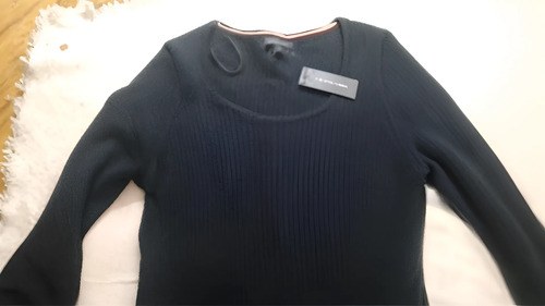 Vestido Tommy Hilfiger Talle L De Mujer Original Azul L - 2