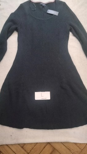 Vestido Tommy Hilfiger Talle L De Mujer Original Azul L - 3