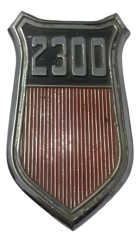 Insignia Lateral Metal Ford Taunus 2300 Años 74/80 Plateado Plateado