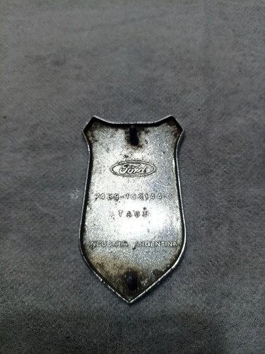 Insignia Lateral Metal Ford Taunus 2300 Años 74/80 Plateado Plateado - 3