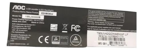Monitor Aoc 19 195lm00008 Hd Eficiente Y Compacto - 3