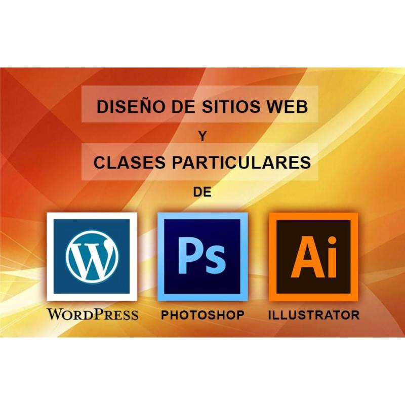 Curso o clases de Wordpress, Photoshop e Illustrator