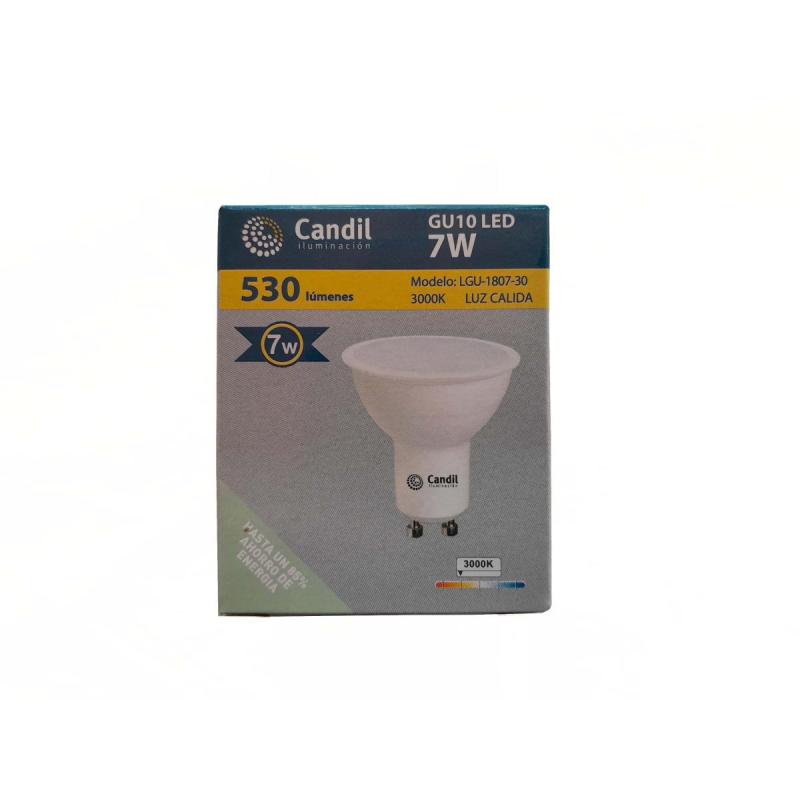 Lampara Led Dicroica Difusa Candil 7w Gu10 Luz Cálida o Fría - 2