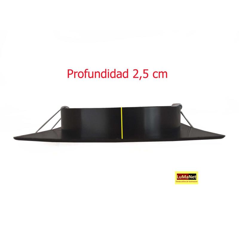 Spot De Embutir De Pvc Para Dicroica Ar111 Blanco o Negro - 3