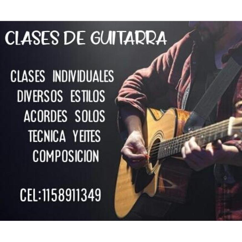 Clases de guitarra clasica y electrica