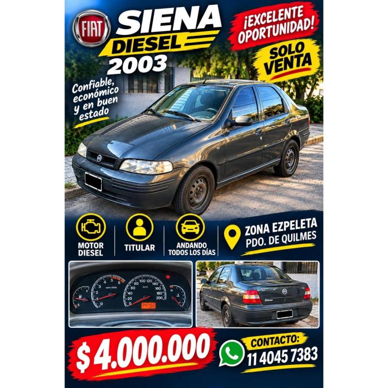 Fiat Siena 2003 DIESEL