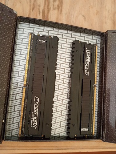 Memoria Ram 2x4gb Ddr4 3200mhz Ballistix Elite