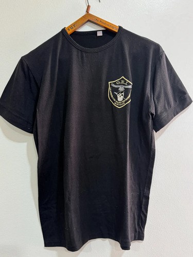 3 Remeras Negras Trabajo Spf Grupo Gei T Xl +2 De Regalo Negro Spf Xl Bordado - 6