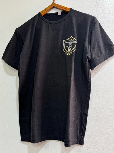 3 Remeras Negras Trabajo Spf Grupo Gei T Xl +2 De Regalo Negro Spf Xl Bordado - 7