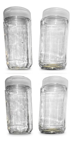 6 Frasco De Vidrio Con Tapa 170 Ml 18 Cm X 7 Cm Agua - 5