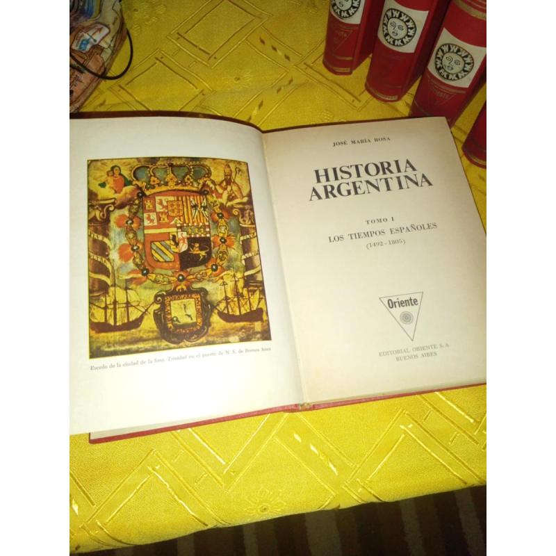 Libros/Tomos "Historia Argentina" de José María Rosa