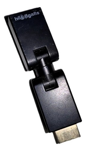Adaptador Giratorio Hdmi Negro De 19 Pines Macho A Hembra