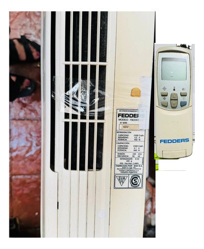 Aire Acondiciona Fedders 2300 Frig Fse23cstare Frio Funciona Tiza - 4