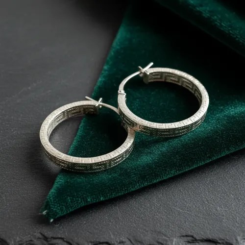 Aros Argollas Redondas De 35 X 4 Mm Plata 925 Muy Livianos Plateado