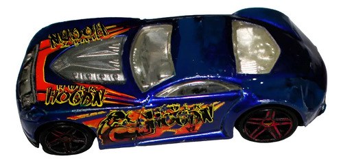 Auto Metal Hulk Hogan Azul 7 X 3 Cm Azul