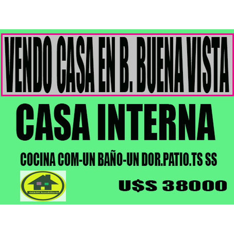 VENDO CASA INTERNA EN SECTOR BUENA VISTA