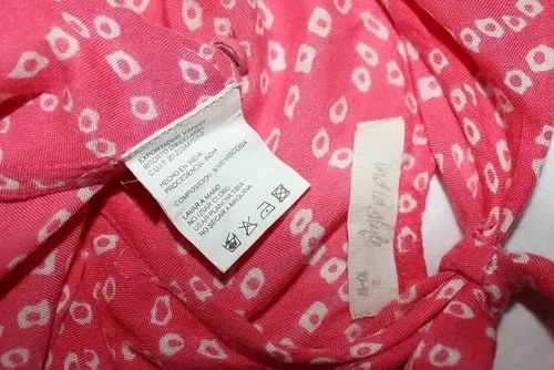 Blusa Mujer Rosa Indian Style T3 Acampanada Algodon Rosa-blanco M - 4