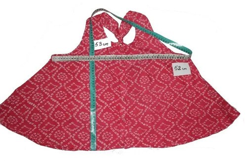 Blusa Mujer Rosa Indian Style T3 Acampanada Algodon Rosa-blanco M - 5