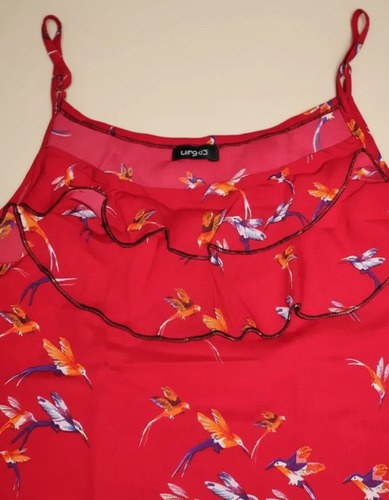 Blusa Bordo Urko Estmpada T M Largo 54 Cm Busto 45 Sisa 26 Bordó 1 - 5
