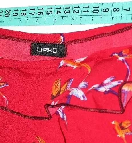 Blusa Bordo Urko Estmpada T M Largo 54 Cm Busto 45 Sisa 26 Bordó 1 - 10