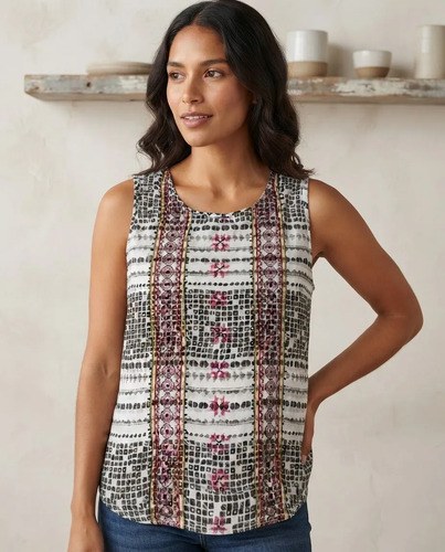 Blusa Indian Style T _ M Algodon Verde Claro M