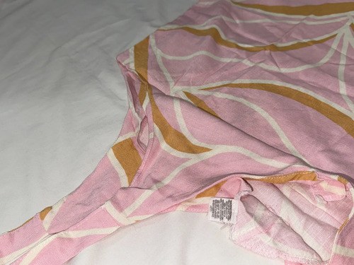 Blusa Musculosa De Algodón Estampado T- Xl Coral Estampado Coral Claro 4 - 6